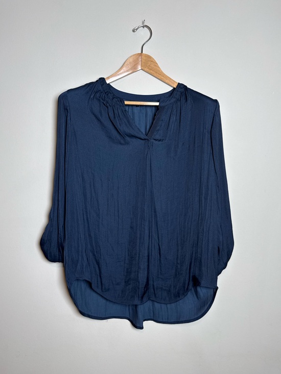Simply Vera Vera Wang Tops - Simply Vera Vera Wang | Peasant Blouse | Navy Blue | Large